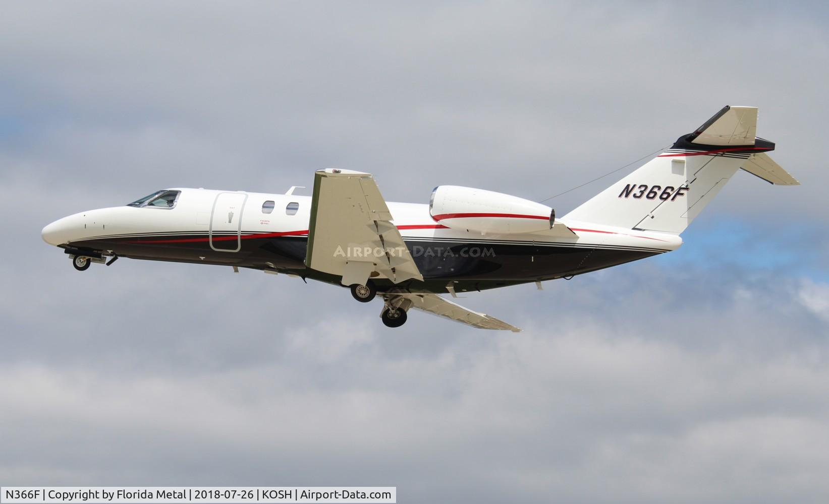 N366F, 2017 Cessna 525C CitationJet CJ4 C/N 525C-0260, OSH 2018