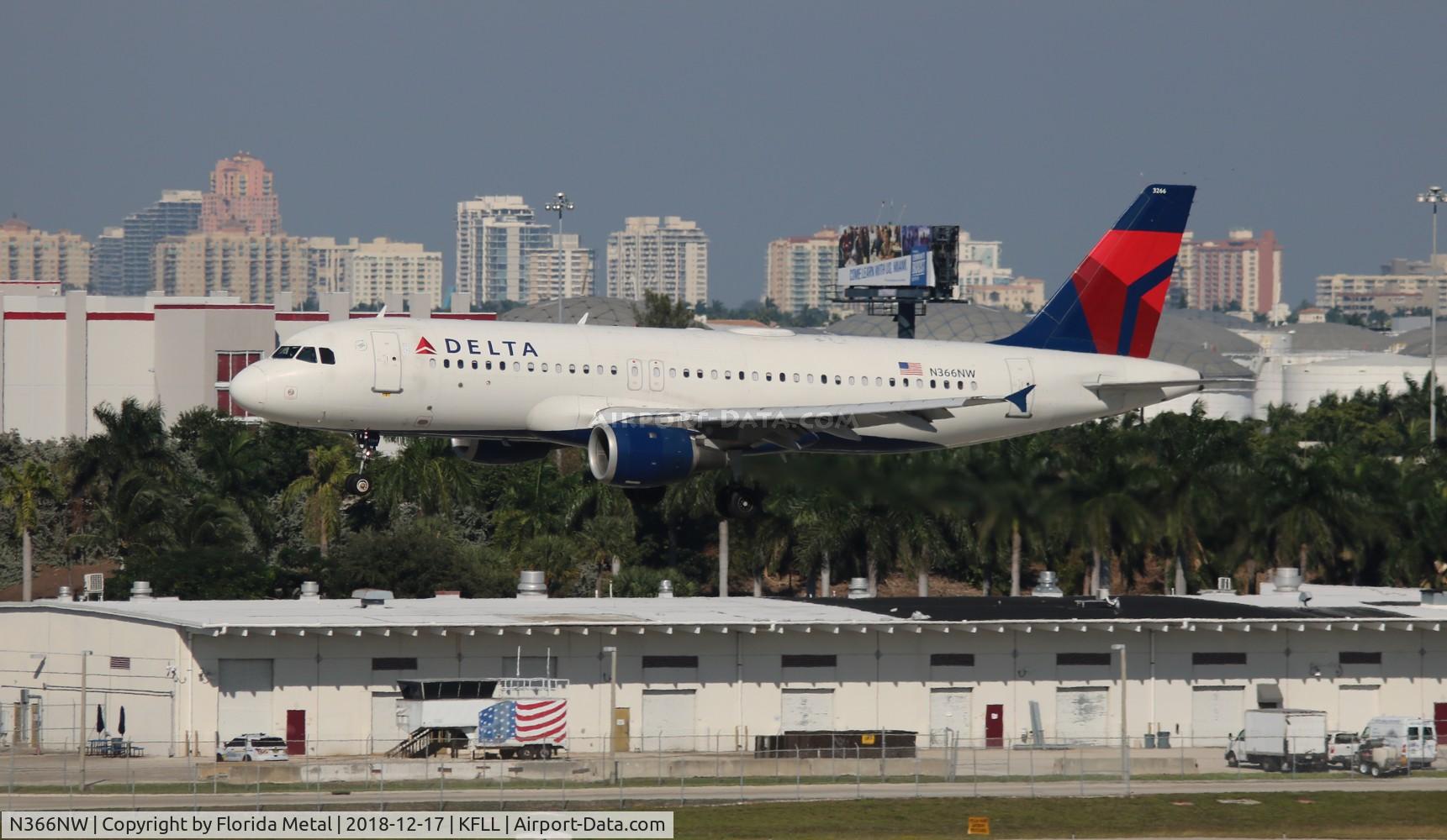 N366NW, 1999 Airbus A320-212 C/N 0981, FLL 2018