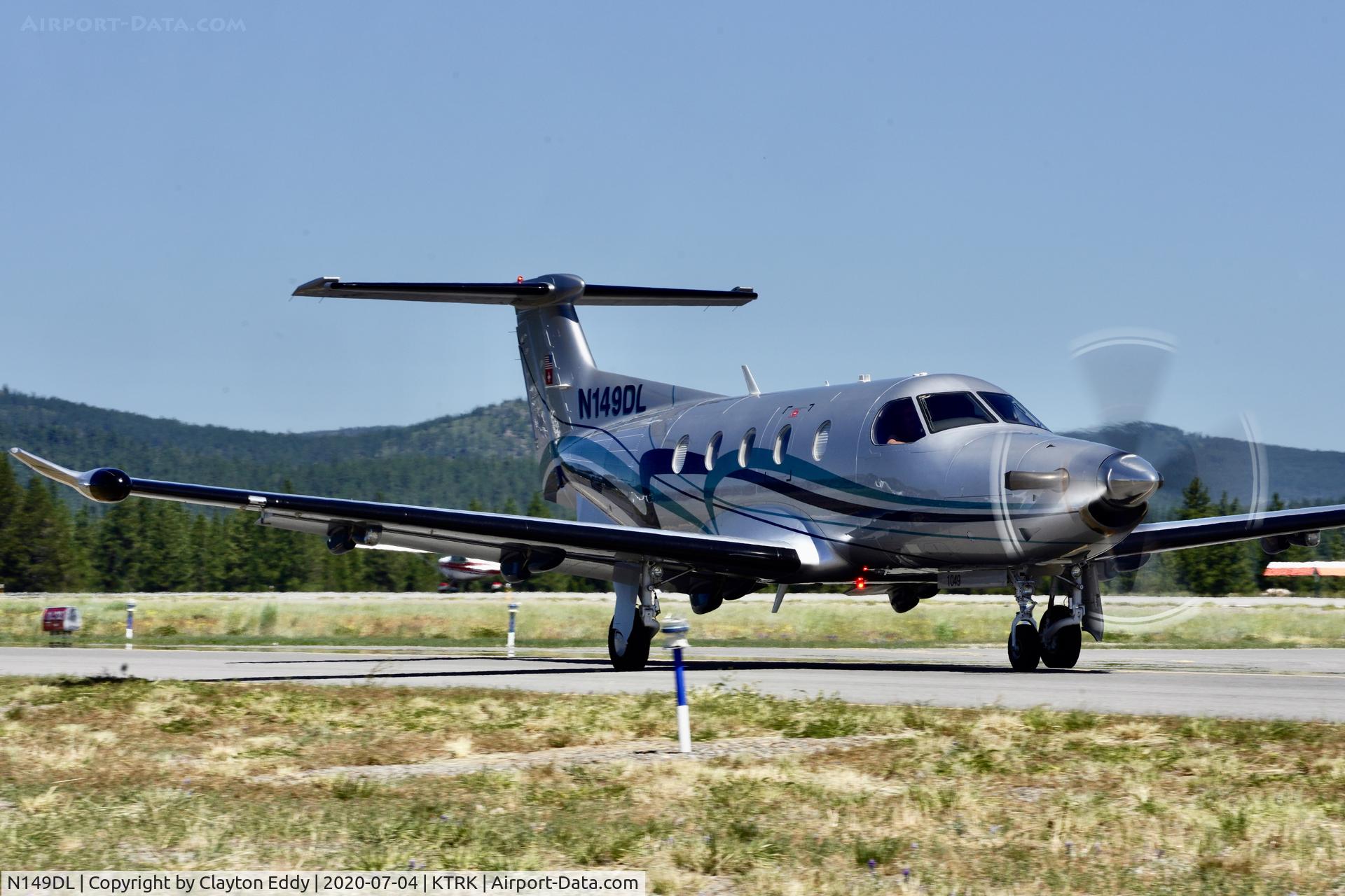 N149DL, 2008 Pilatus PC-12/47E C/N 1049, Truckee Airport California 2020.