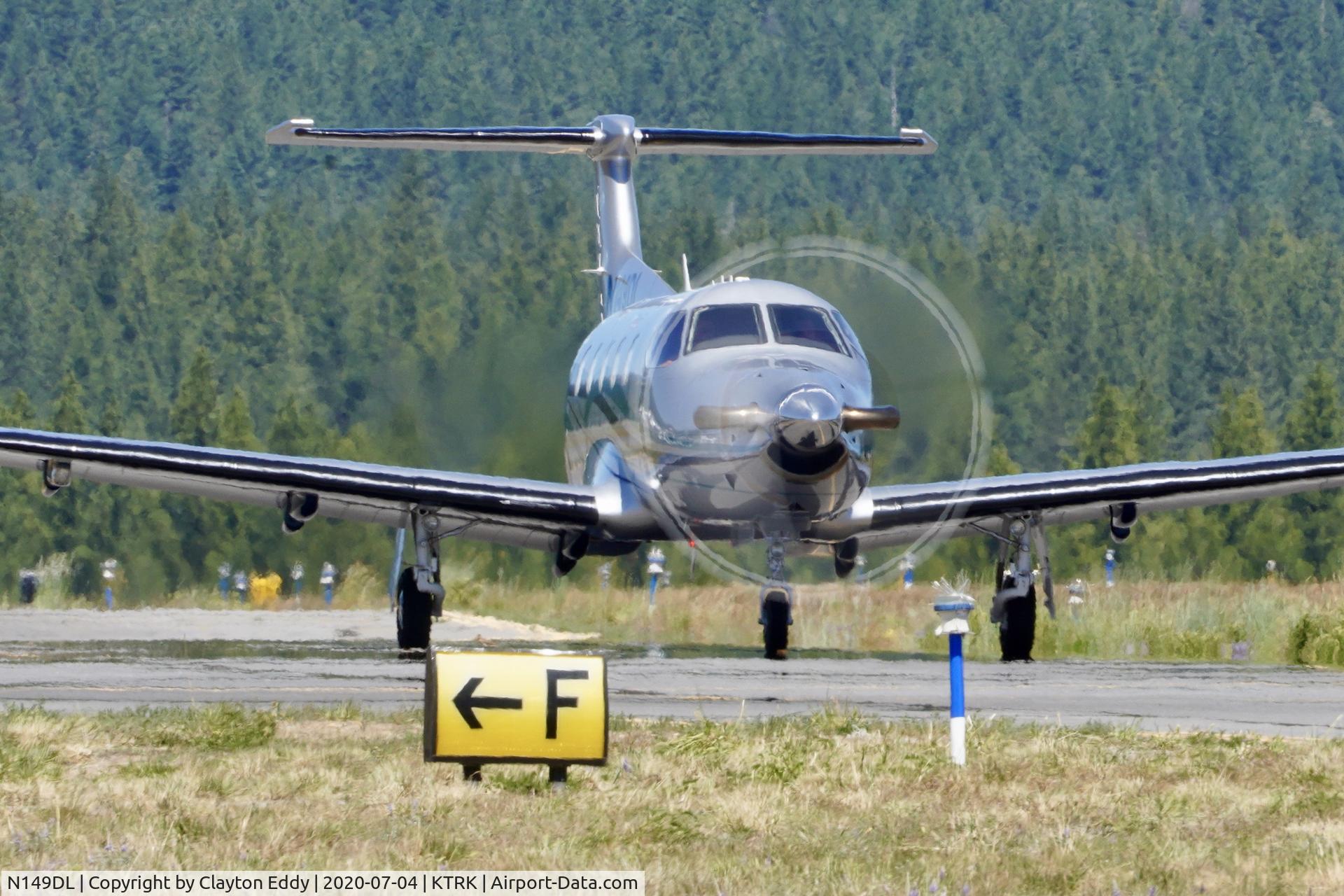 N149DL, 2008 Pilatus PC-12/47E C/N 1049, Truckee Airport California 2020.