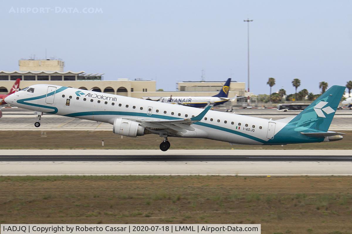I-ADJQ, 2012 Embraer 195LR (ERJ-190-200LR) C/N 19000587, Runway 31