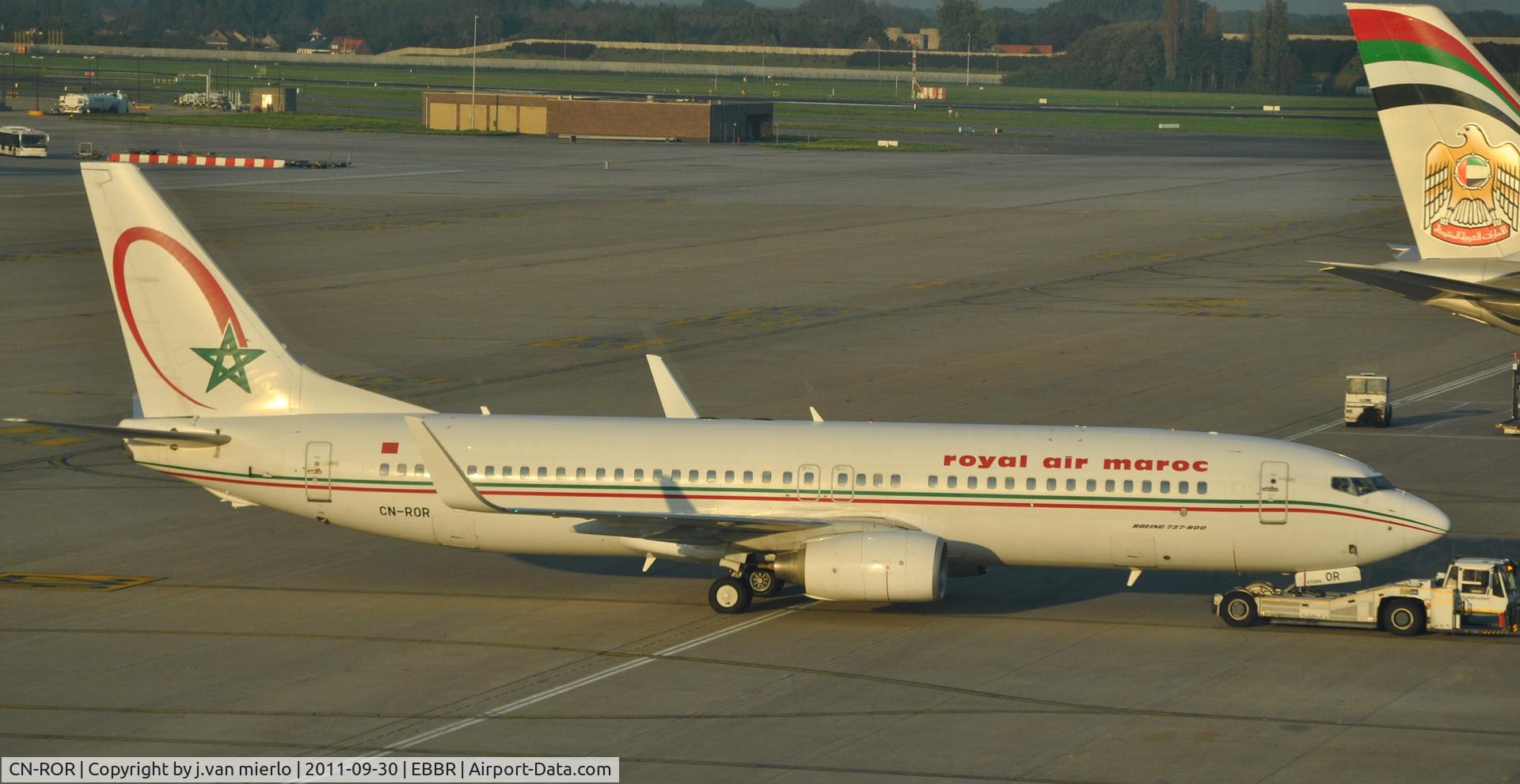 CN-ROR, 2008 Boeing 737-8B6 C/N 33067, Taxiing at Brussels