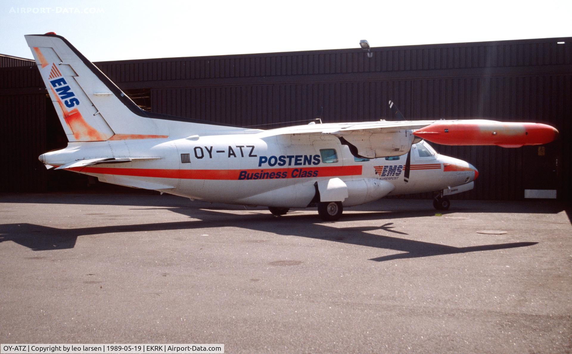 OY-ATZ, 1973 Mitsubishi MU-2J C/N 626, Roskilde 19.5.1989
