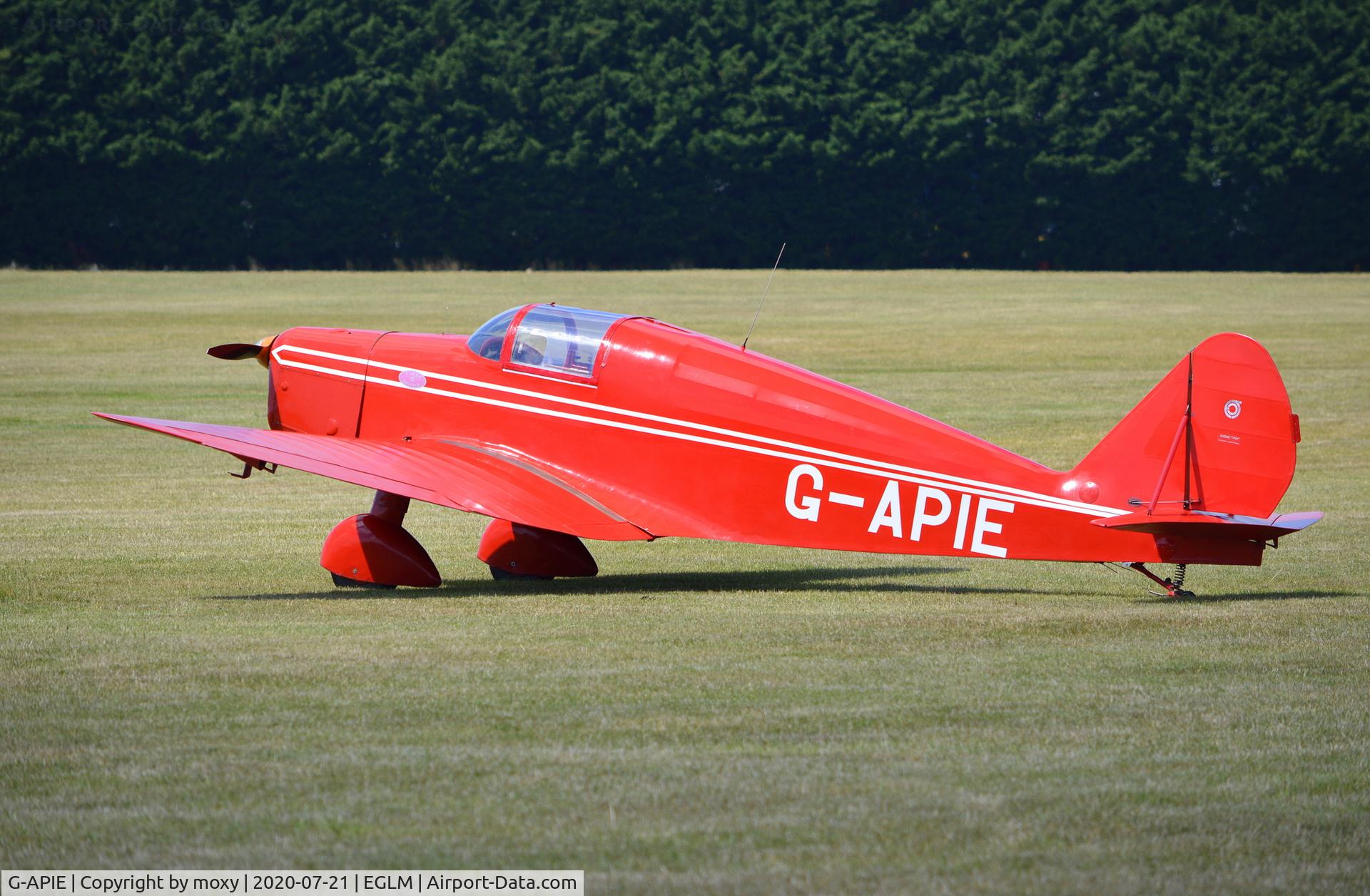 G-APIE, 1958 Tipsy Belfair C/N 535, Tipsy Belfair at White Waltham.