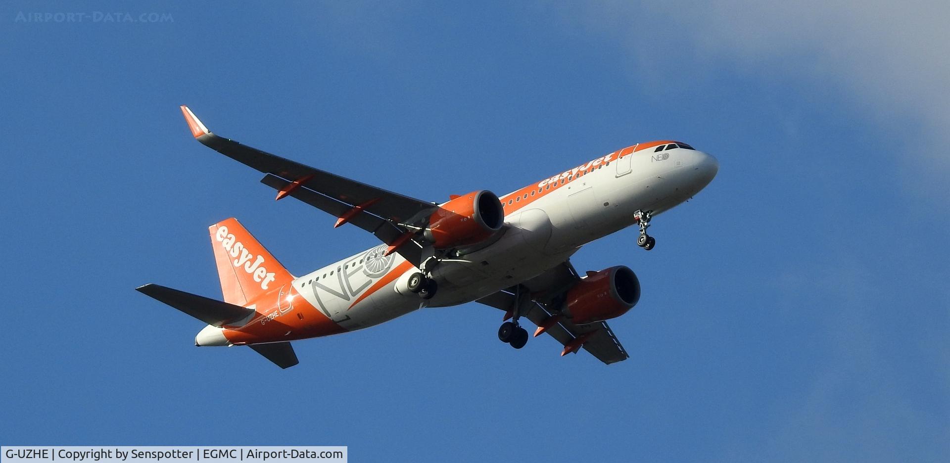 G-UZHE, 2018 Airbus A320-251N C/N 8110, Airbus A320-251N G-UZHE coming into Southend Airport