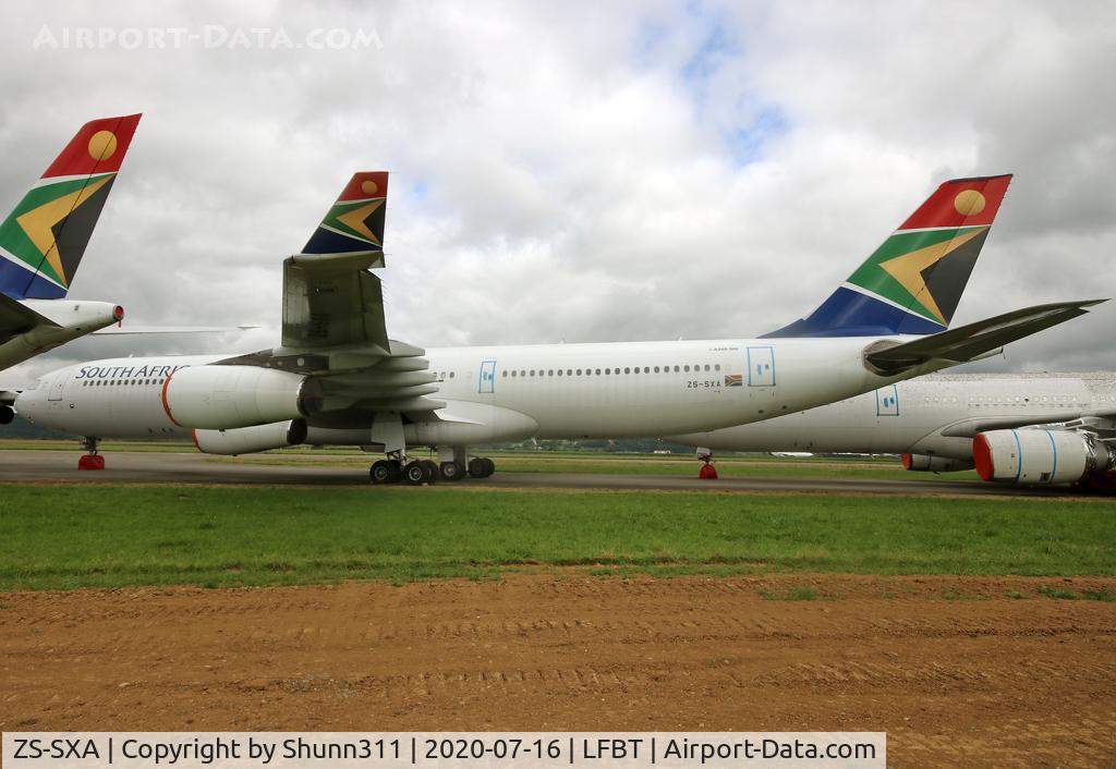 ZS-SXA, 2003 Airbus A340-313E C/N 544, Stored @LDE
