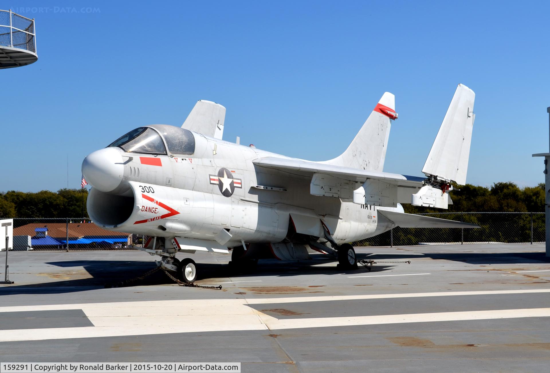159291, LTV A-7E Corsair II C/N E-362, A-7E  USS Yorktown  Patriots Point