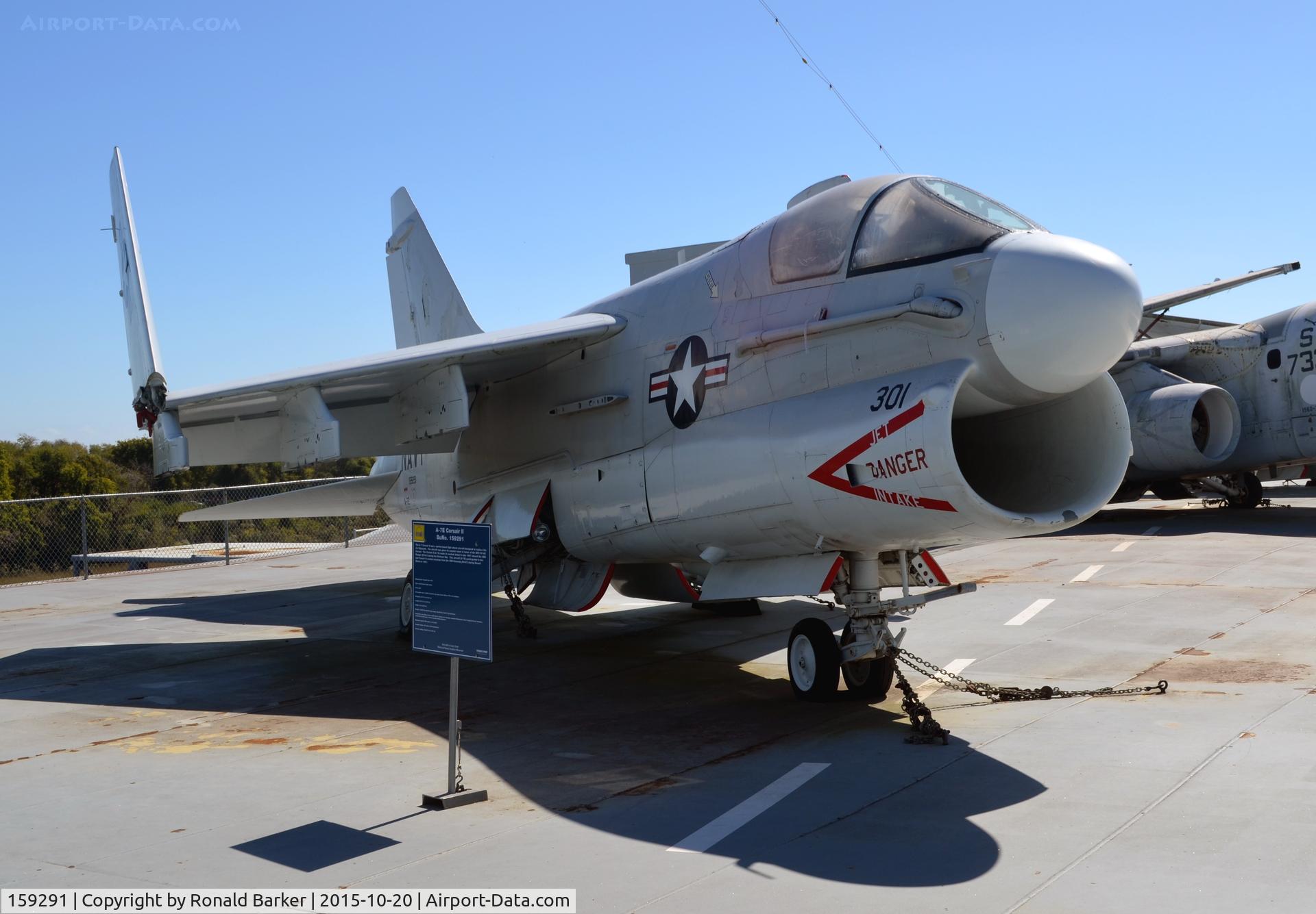 159291, LTV A-7E Corsair II C/N E-362, A-7E  USS Yorktown  Patriots Point
