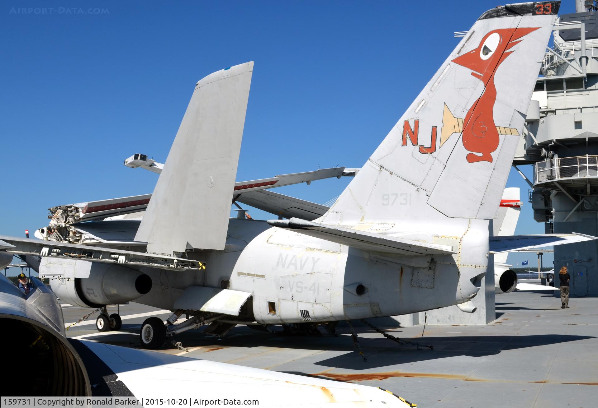 159731, Lockheed S-3B Viking C/N 394A-1060, S-3B  USS Yorktown  Patriots Point