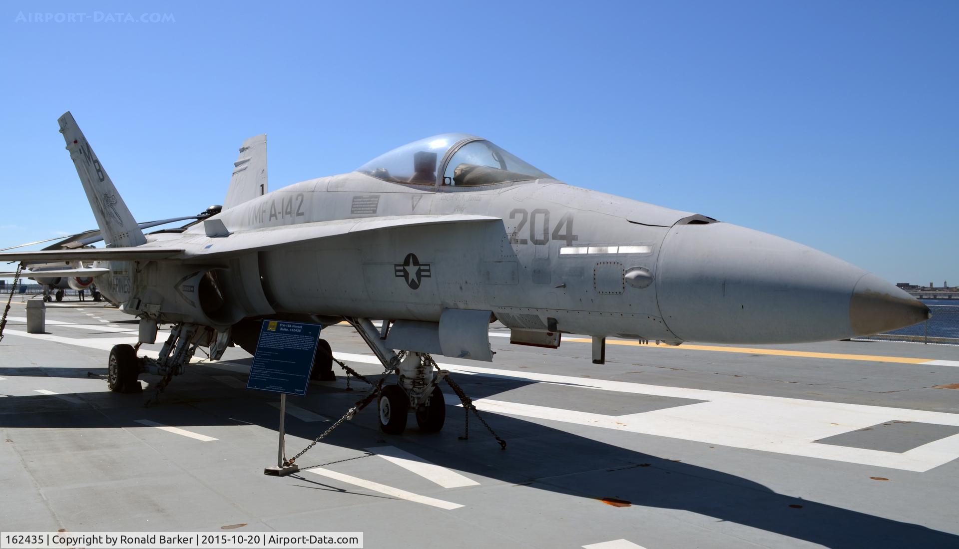 162435, McDonnell Douglas F/A-18A Hornet C/N 0278/A224, F/A-18A  USS Yorktown  Patriots Point