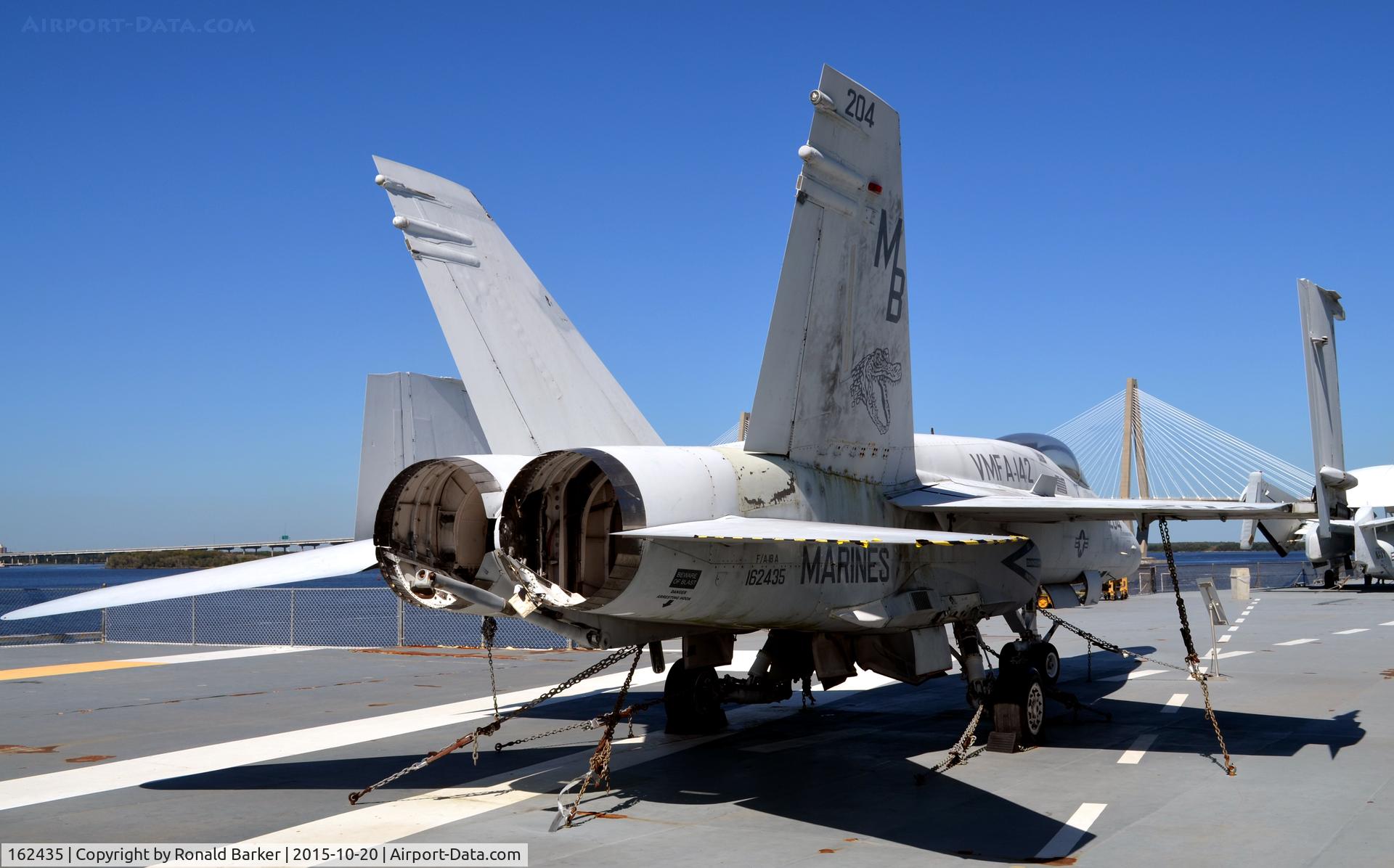162435, McDonnell Douglas F/A-18A Hornet C/N 0278/A224, F/A-18A  USS Yorktown  Patriots Point