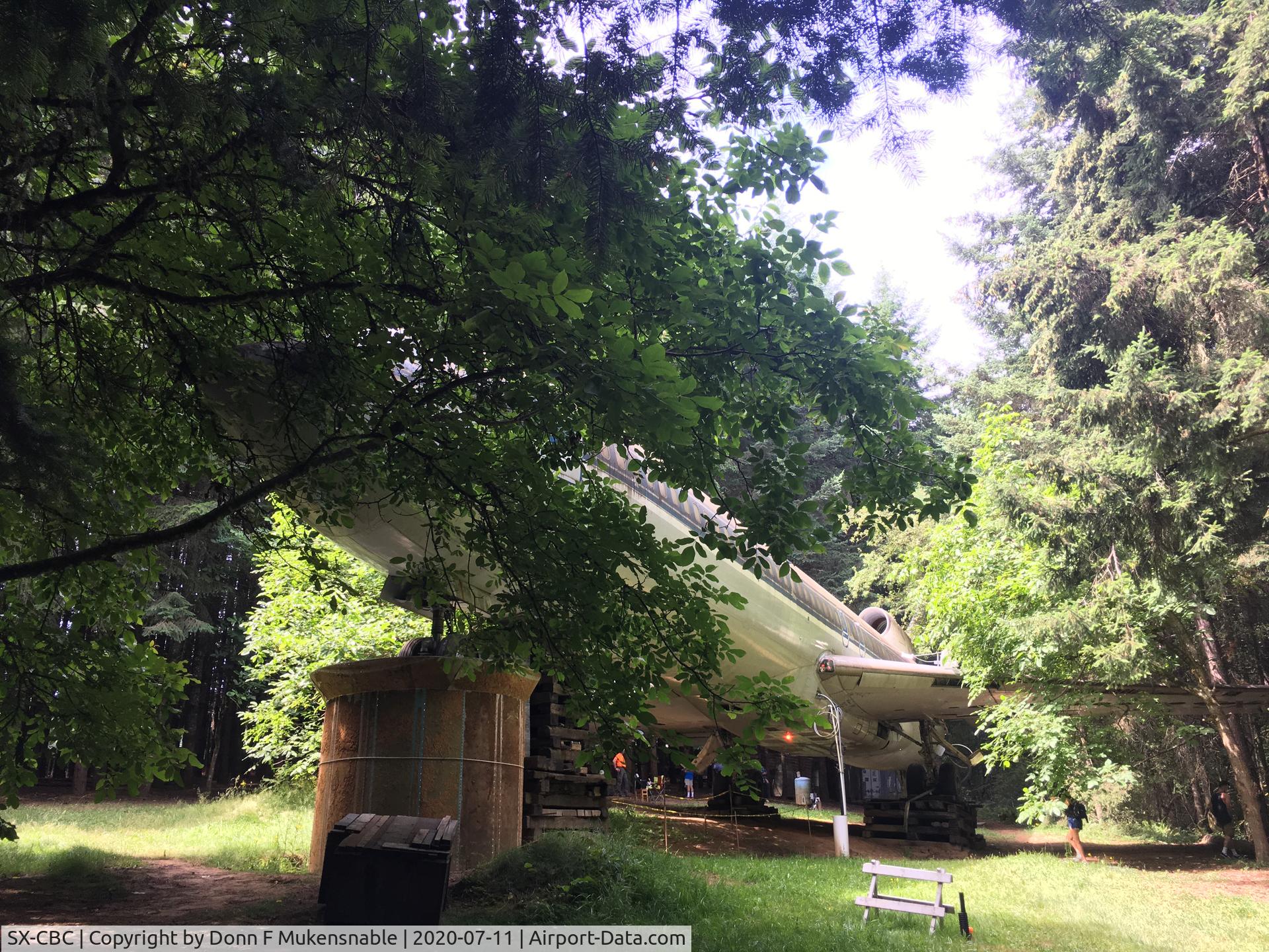 SX-CBC, 1969 Boeing 727-284 C/N 20005, Aircraft parked in the woods near Hillsboro, Oregon, being used as a residence