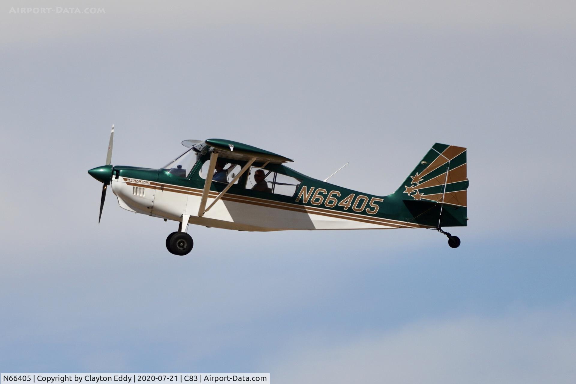N66405, 1996 American Champion 8KCAB Decathlon C/N 783-96, Byron airport California 2020.