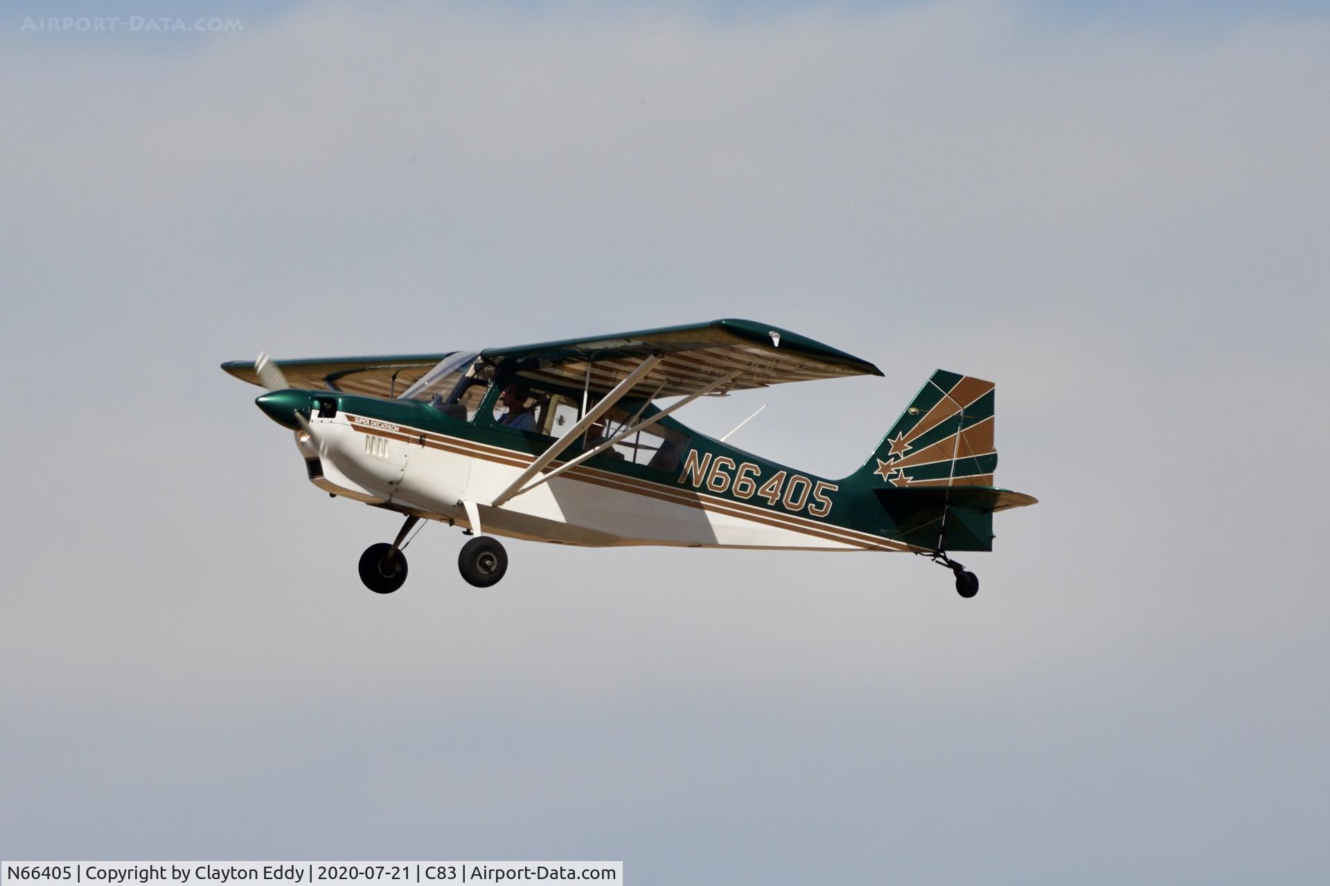 N66405, 1996 American Champion 8KCAB Decathlon C/N 783-96, Byron airport California 2020.