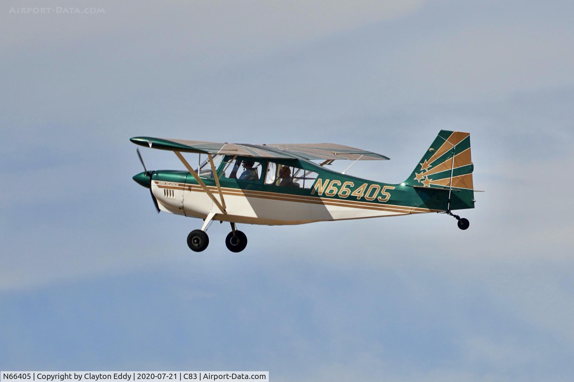 N66405, 1996 American Champion 8KCAB Decathlon C/N 783-96, Byron airport California 2020.