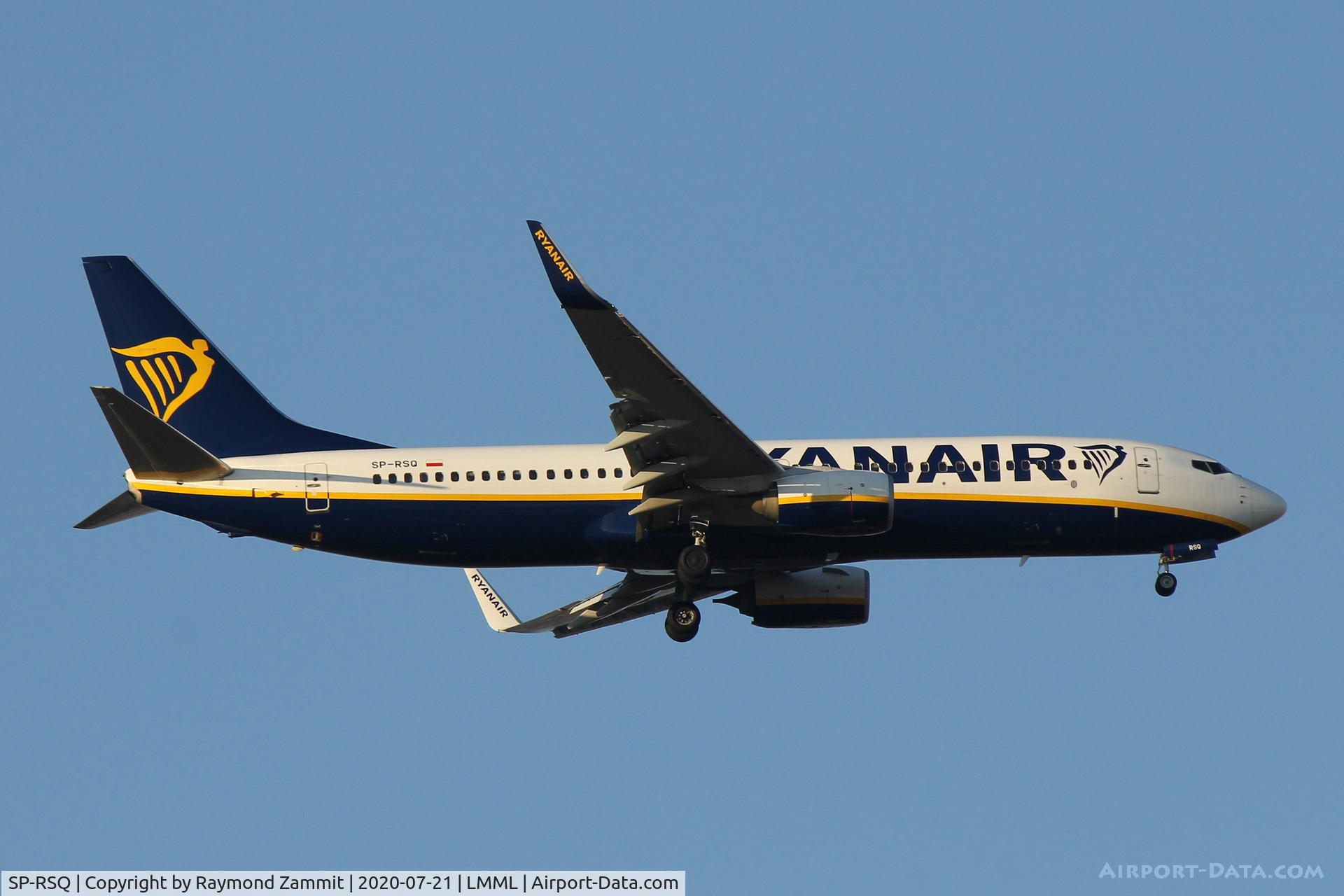 SP-RSQ, 2017 Boeing 737-800 C/N 44774, B737-800 SP-RSQ Ryanair Sun
