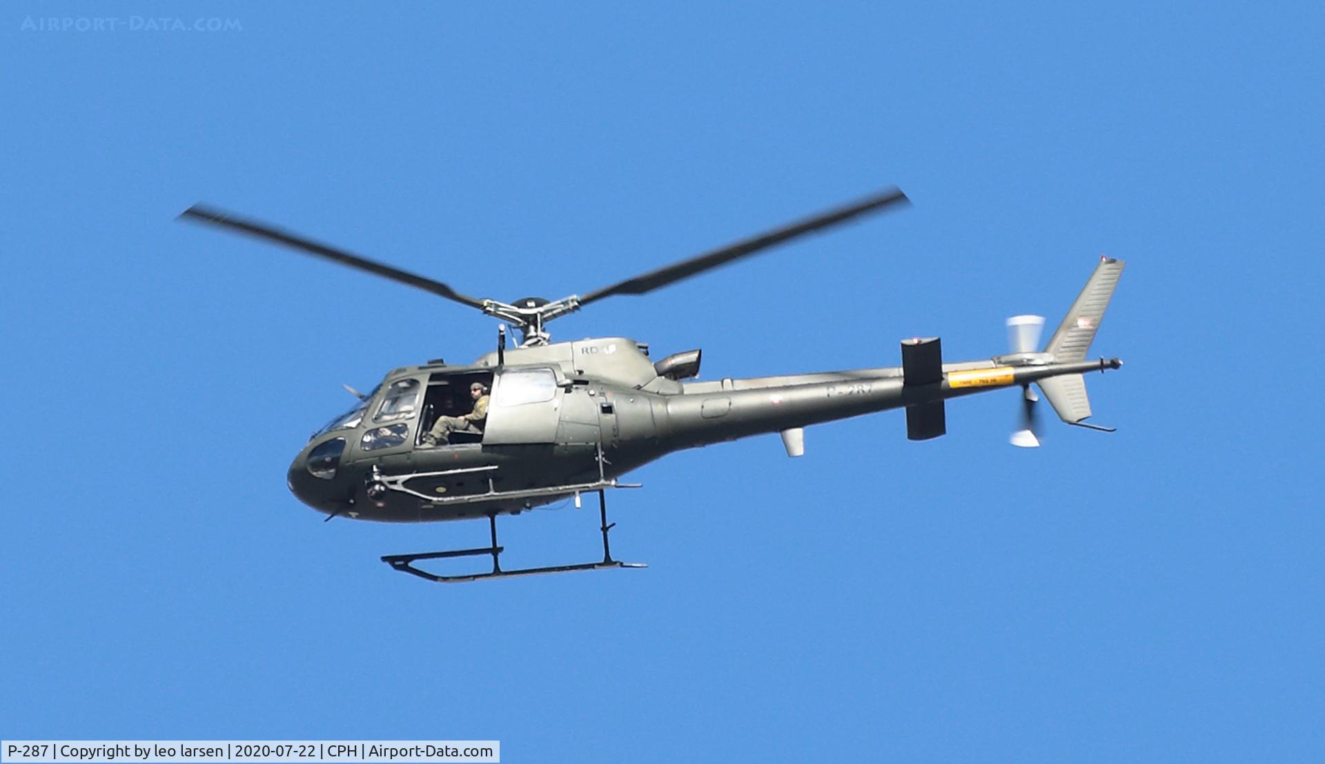 P-287, 1990 Aerospatiale AS-550C-2 Fennec C/N 2287, Copenhagen 22.7.2020