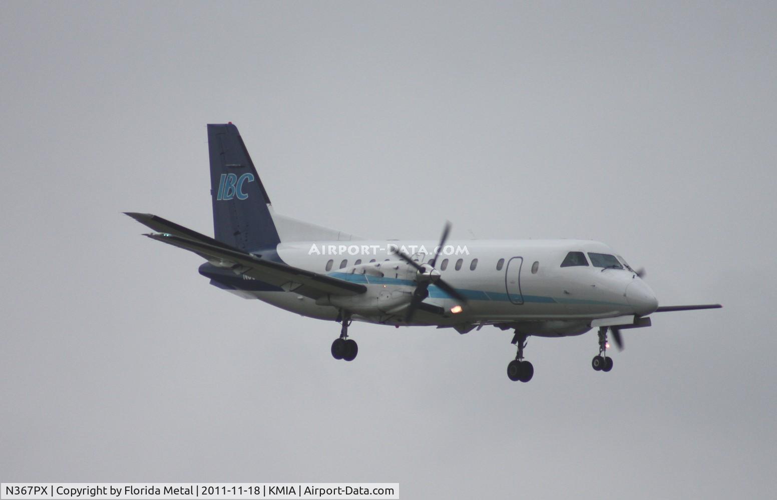 N367PX, 1991 Saab 340B C/N 340B-271, MIA 2011