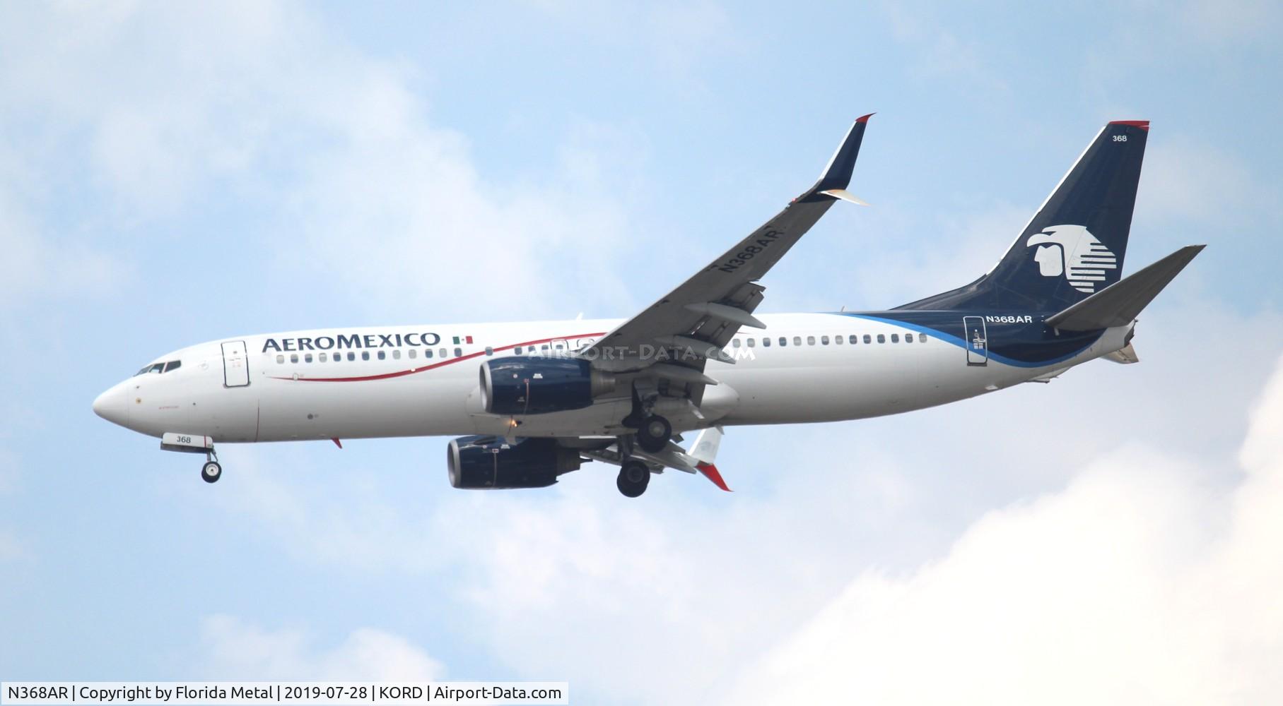 N368AR, 2011 Boeing 737-86J C/N 36880, ORD 2019