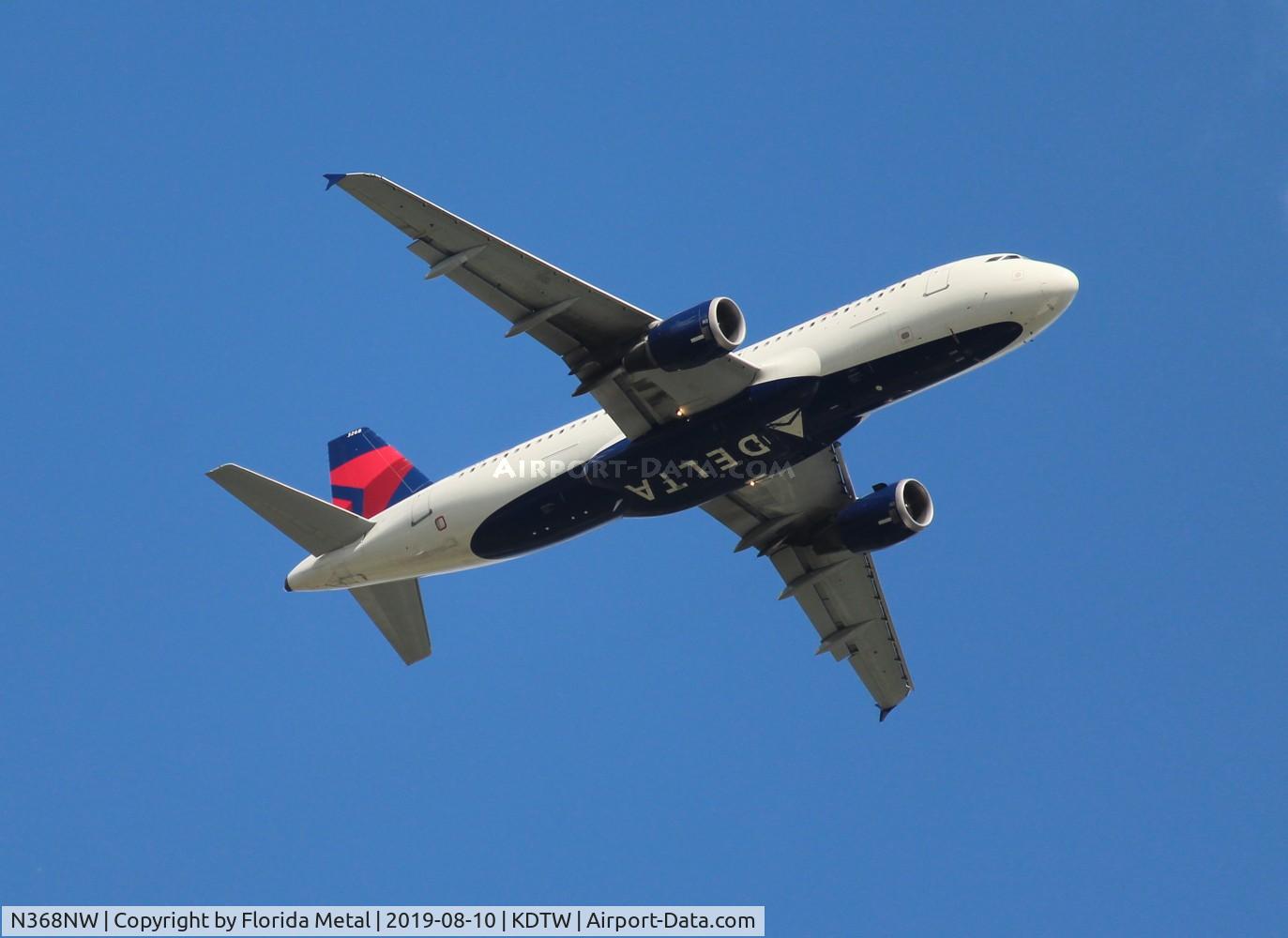 N368NW, 1999 Airbus A320-212 C/N 0996, DTW 2019