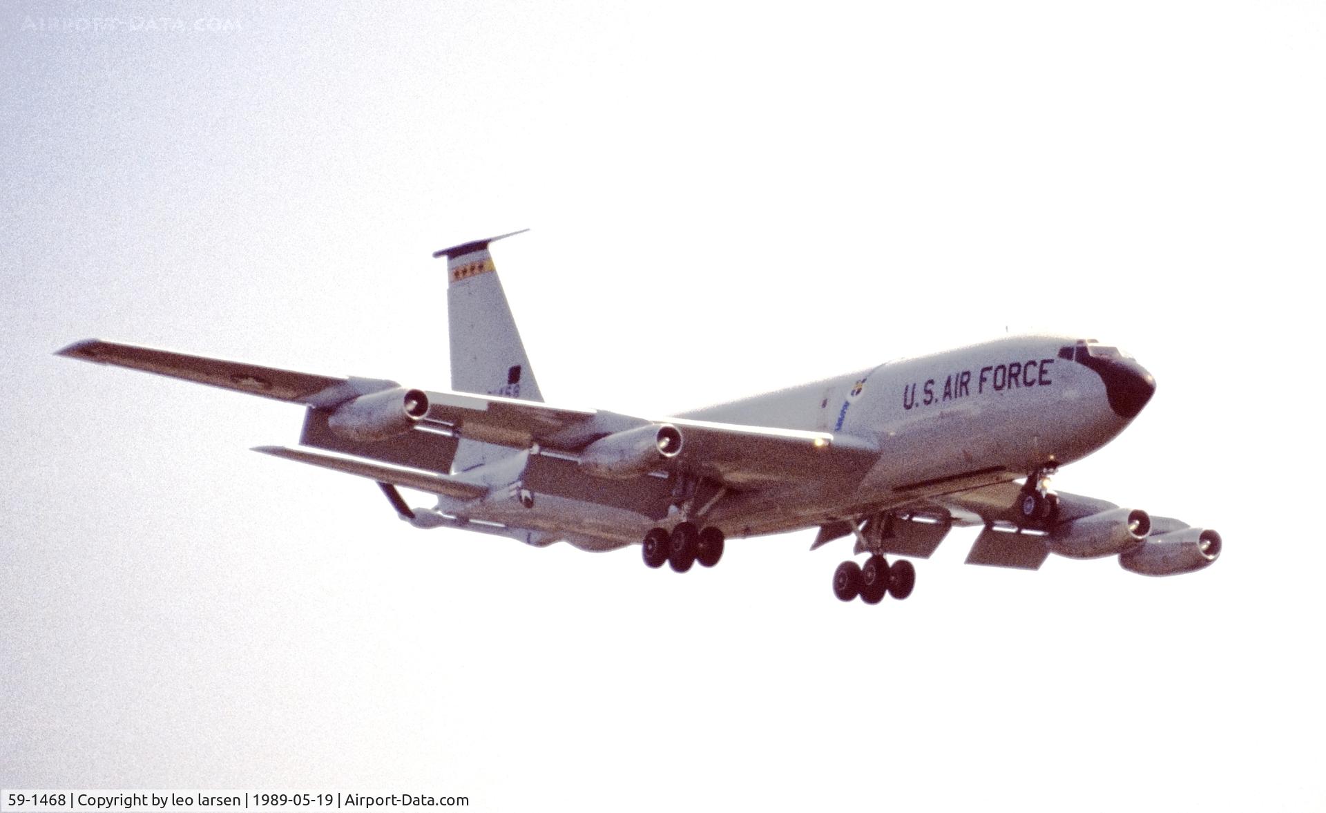 59-1468, 1959 Boeing KC-135T Stratotanker C/N 17956, Værløse AB 19.5.1989