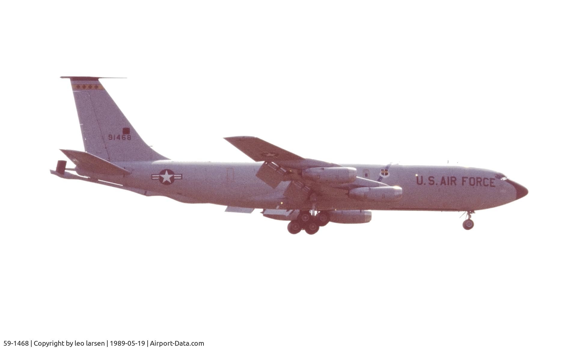 59-1468, 1959 Boeing KC-135T Stratotanker C/N 17956, Værløse AB Denmark 19.5.1989