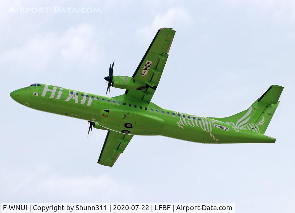 F-WNUI, 2008 ATR 72-212A C/N 852, C/n 0852 - To be HL5245