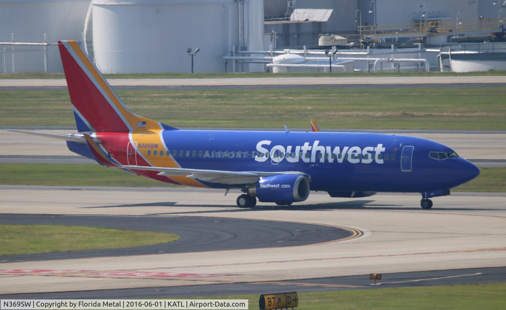N369SW, 1993 Boeing 737-3H4 C/N 26580, ATL 2016
