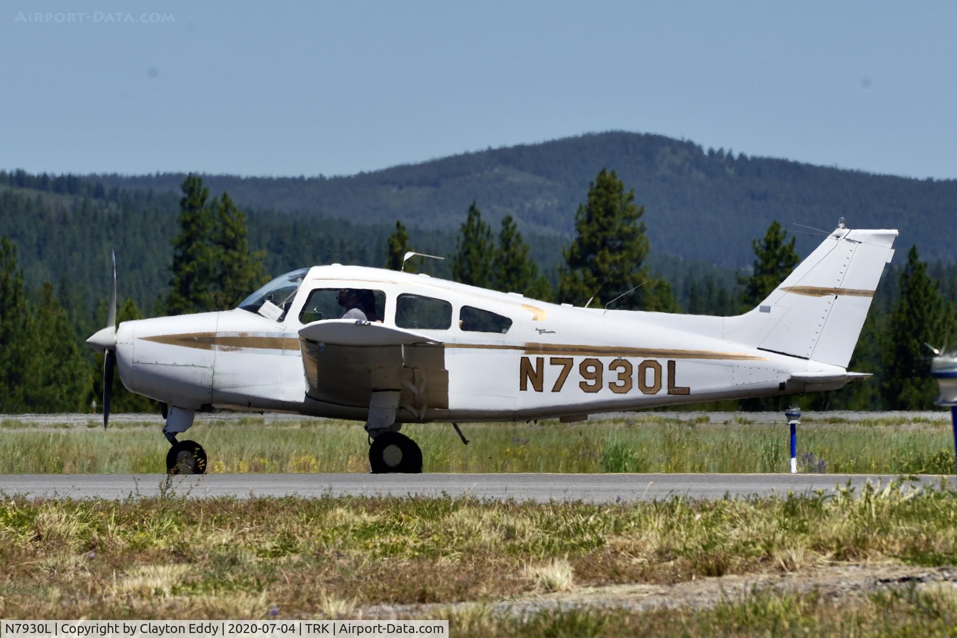 N7930L, 1966 Beech A23-24 Musketeer Super III C/N MA-117, Truckee airport Califorina 2020.