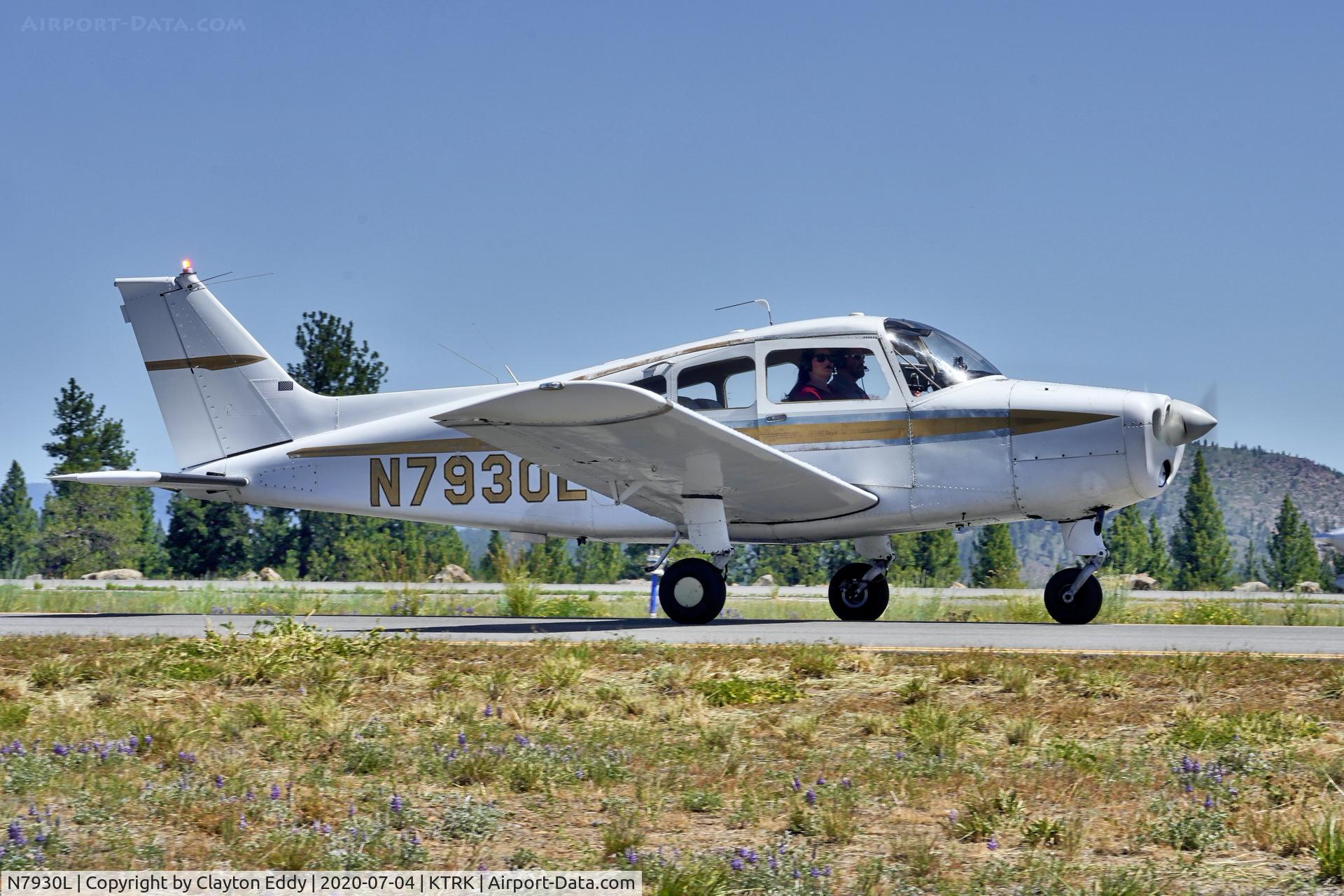 N7930L, 1966 Beech A23-24 Musketeer Super III C/N MA-117, Truckee airport Califorina 2020.