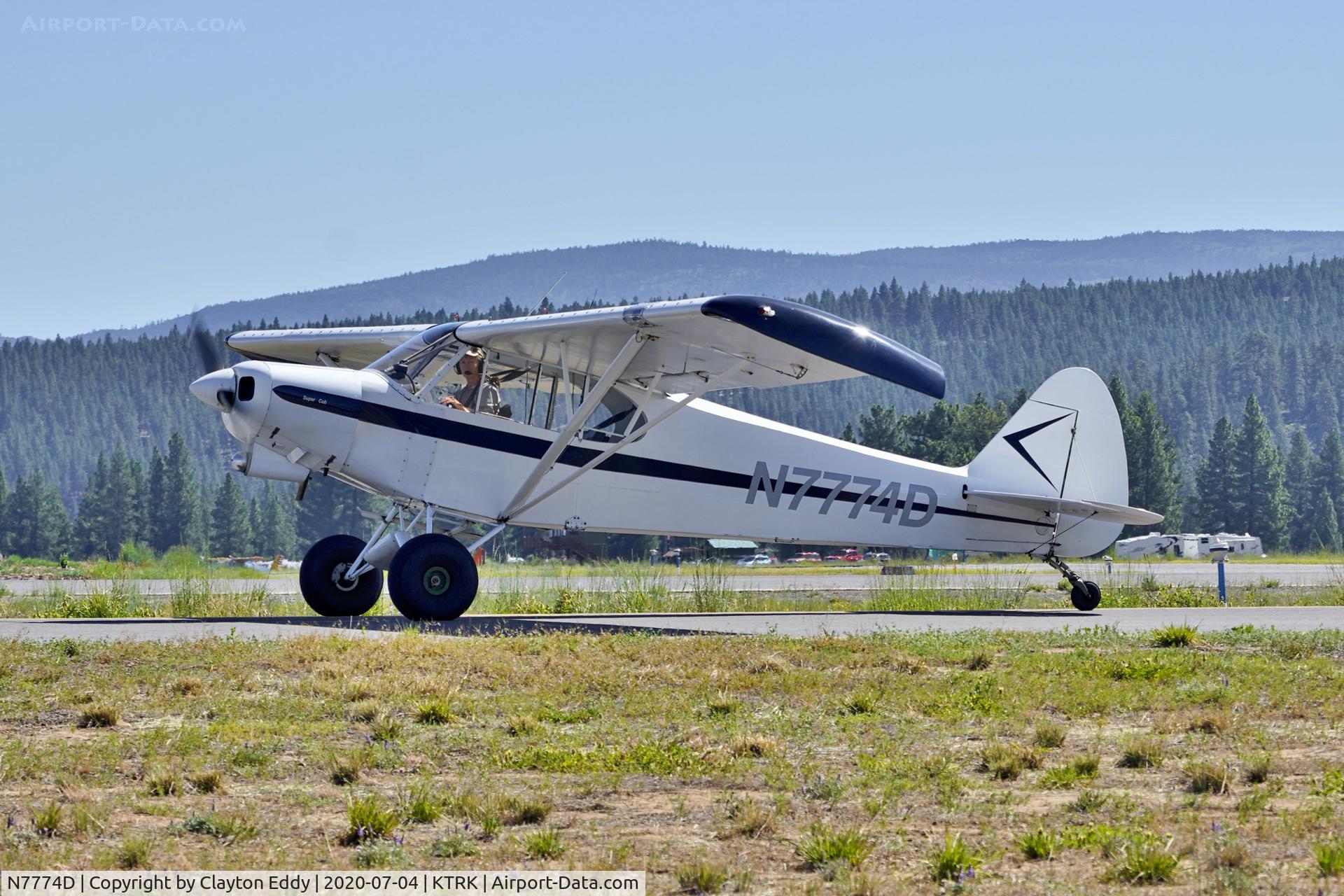 N7774D, 1957 Piper PA-18-150 Super Cub C/N 18-5957, Truckee airport Califorina 2020.