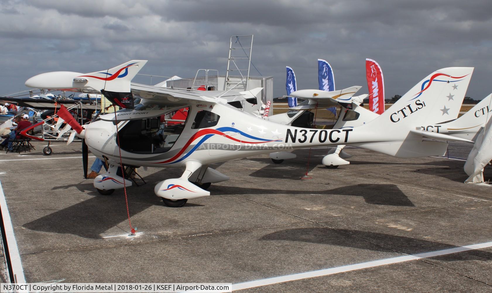 N370CT, 2016 Flight Design CTLS C/N F-16-01-52, Sebring 2018