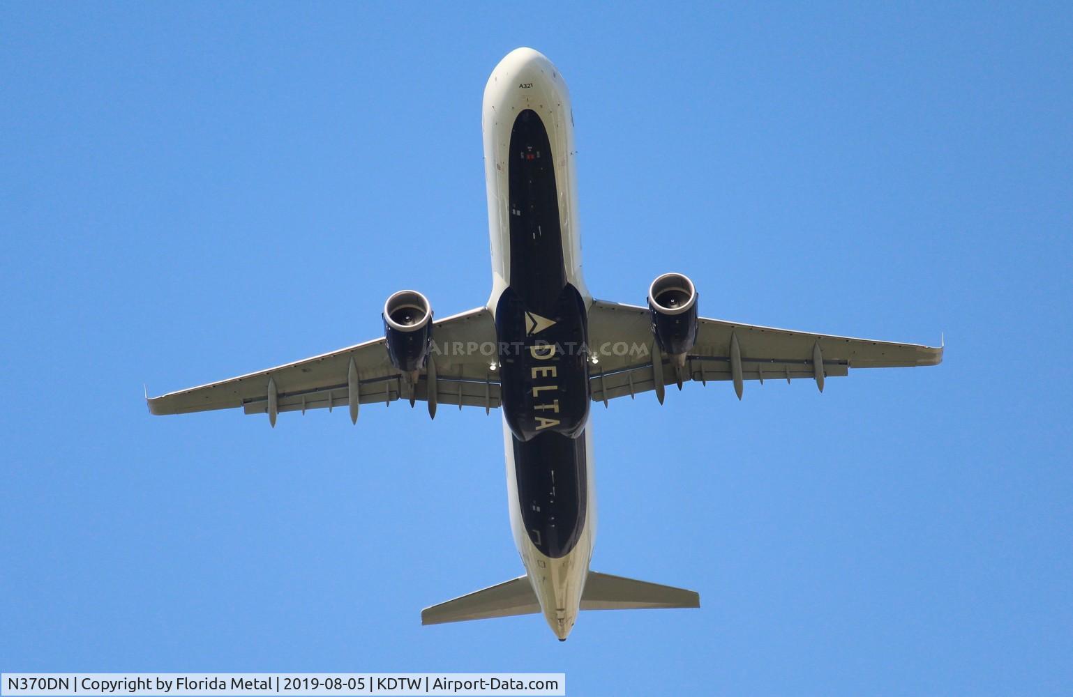 N370DN, 2019 Airbus A321-211 C/N 8765, DTW 2019