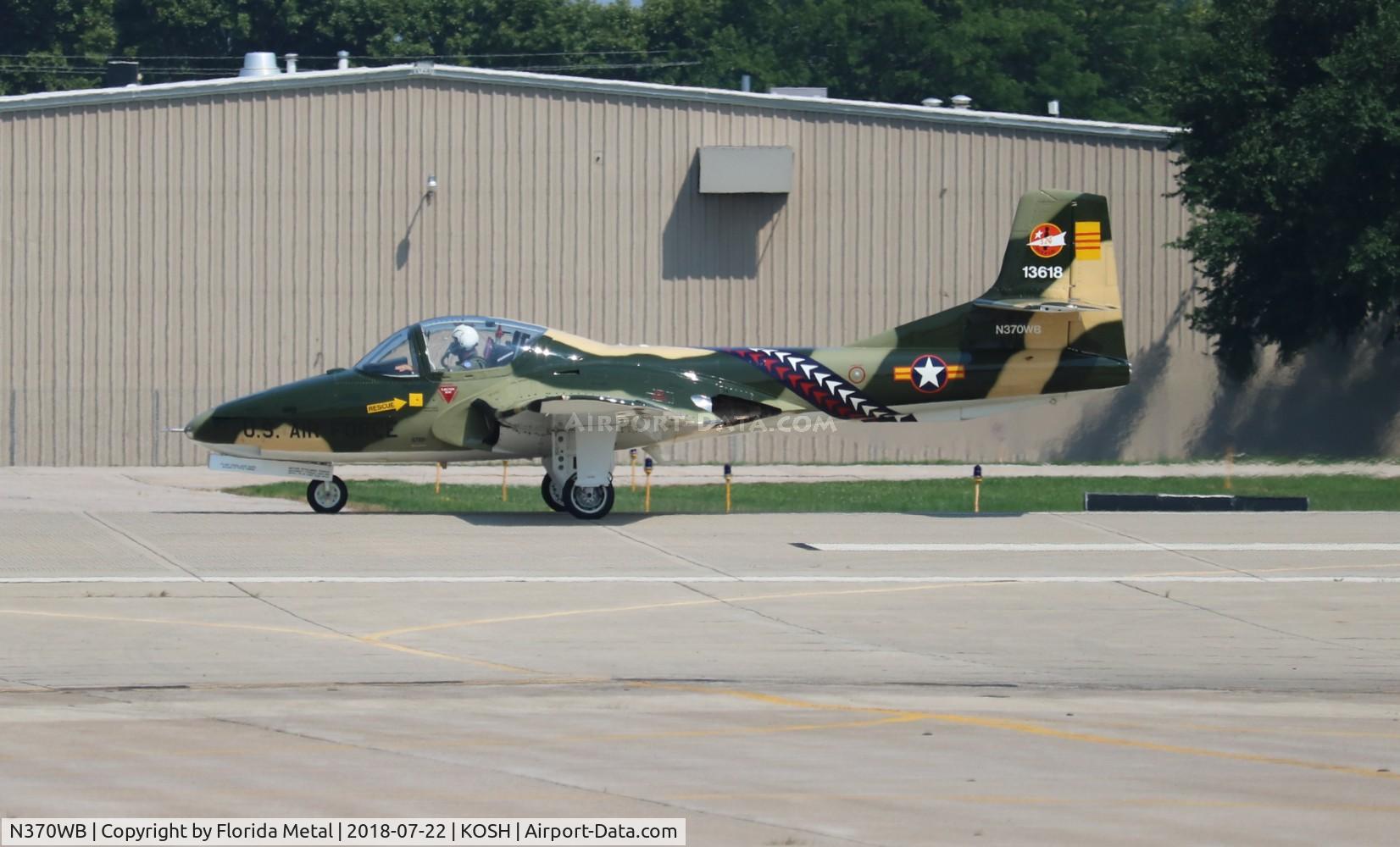 N370WB, 1966 Cessna T-37C Tweety Bird C/N 40974, OSH 2018