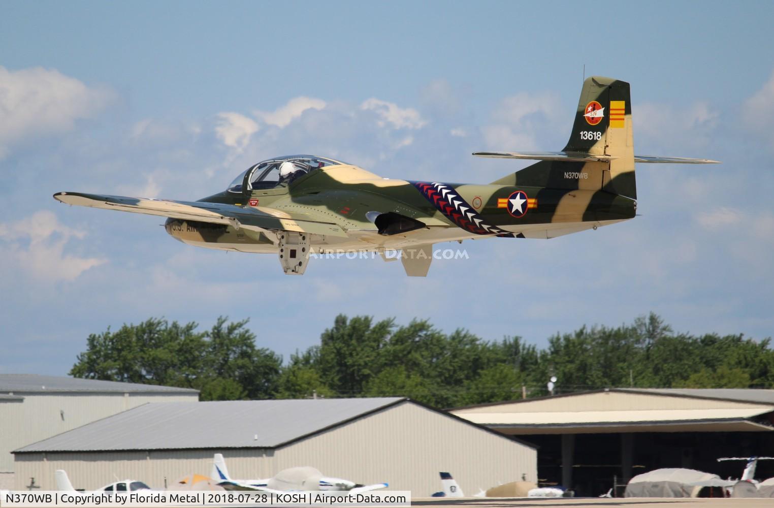 N370WB, 1966 Cessna T-37C Tweety Bird C/N 40974, OSH 2018