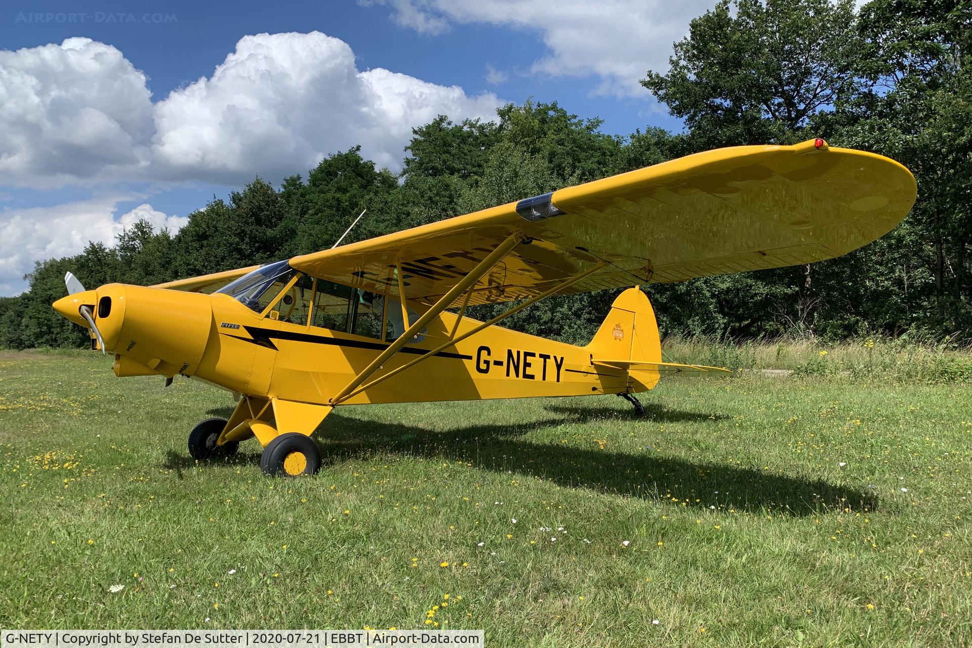 G-NETY, 1994 Piper PA-18-150 Super Cub C/N 1809108, @ EBBT