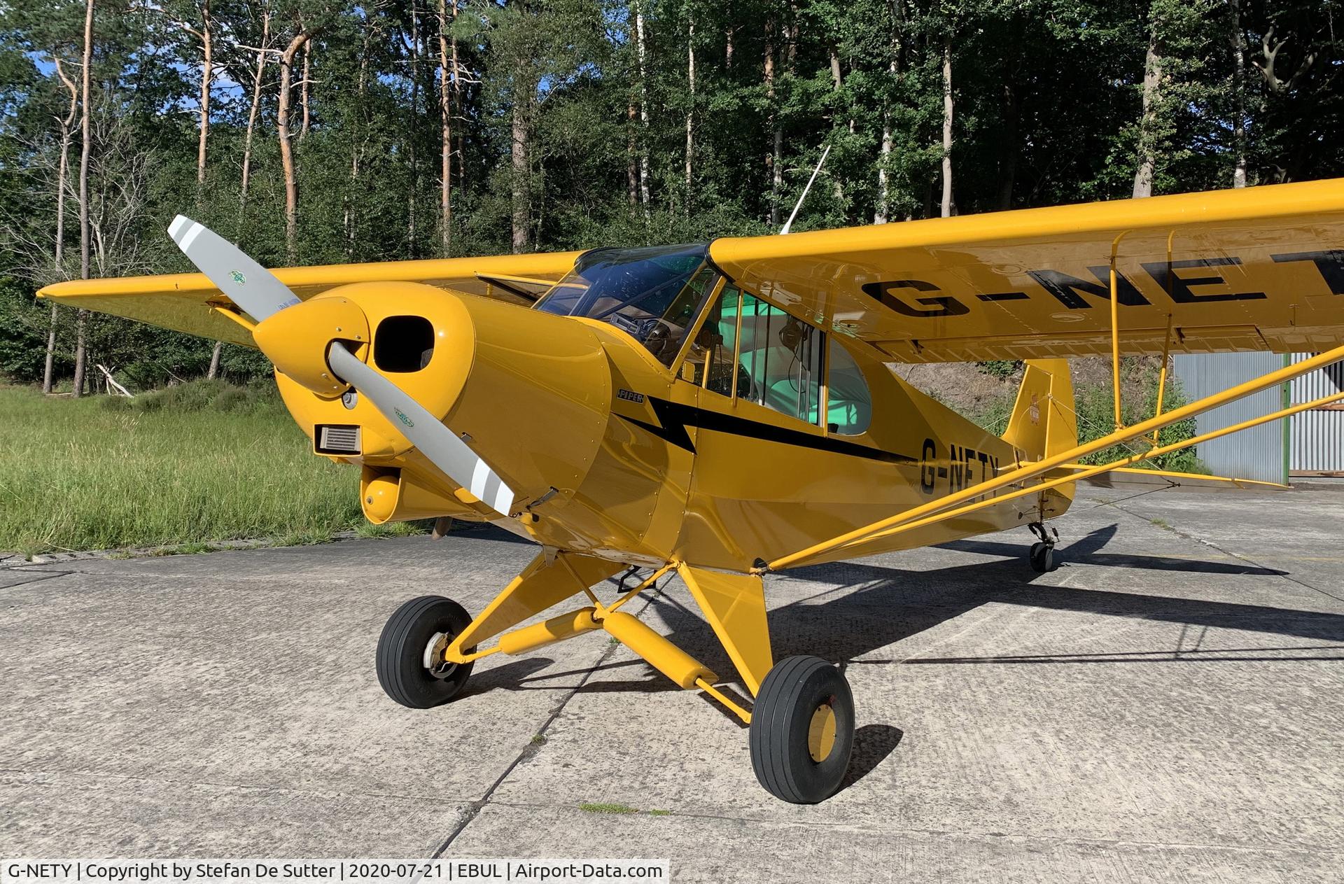 G-NETY, 1994 Piper PA-18-150 Super Cub C/N 1809108, Refuelled, ready for another flight.