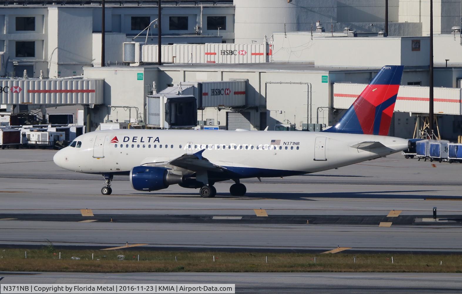 N371NB, 2003 Airbus A319-114 C/N 2095, MIA 2016