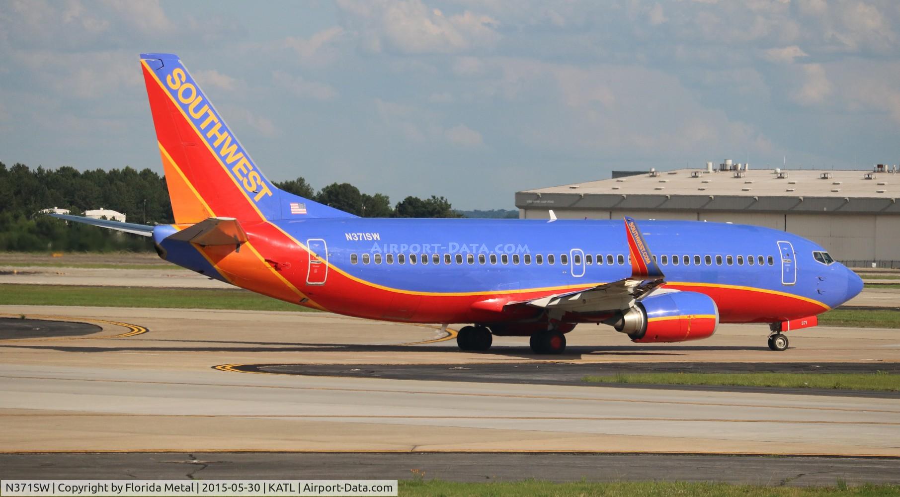 N371SW, 1993 Boeing 737-3H4 C/N 26598, ATL 2015