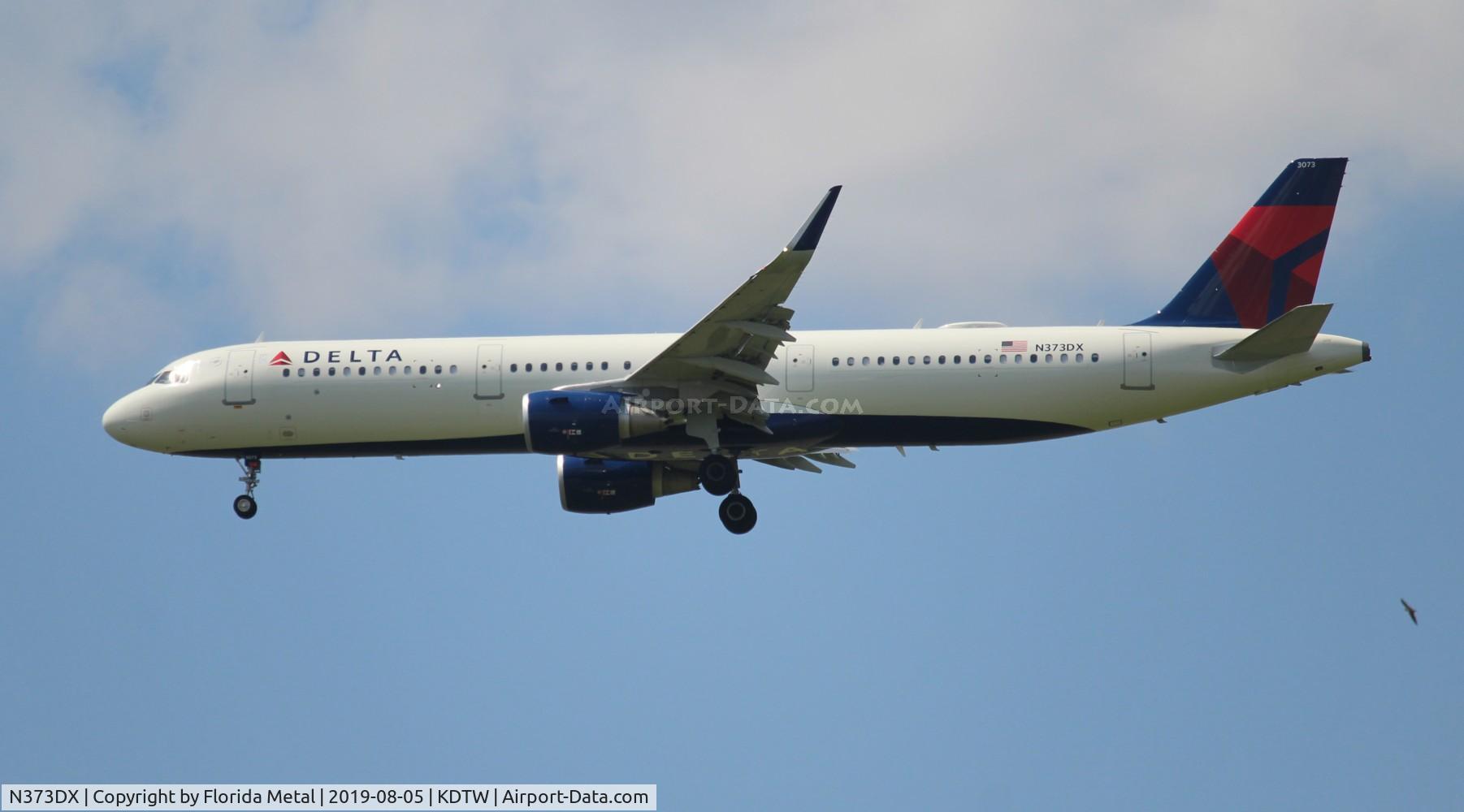 N373DX, 2019 Airbus A321-211 C/N 8734, DTW 2019