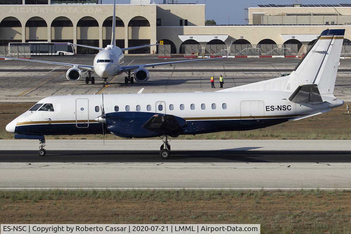 ES-NSC, 1991 Saab 340B C/N 340B-248, Runway 31