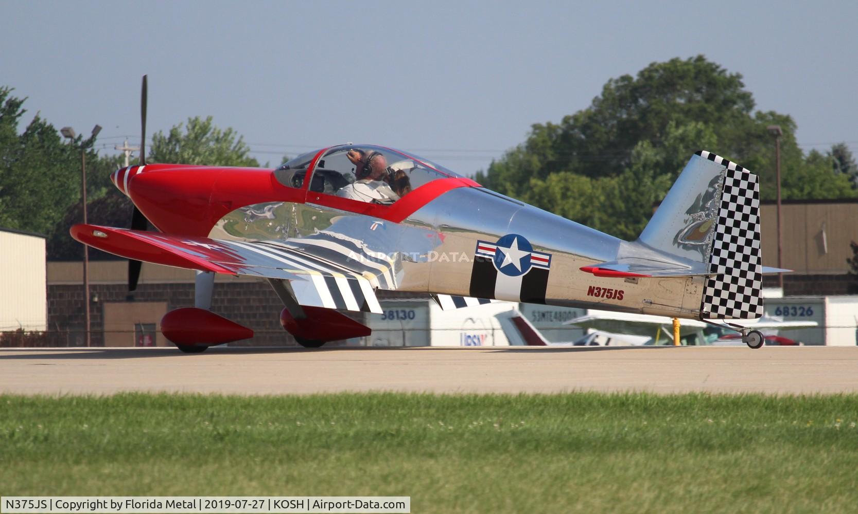 N375JS, 2000 Vans RV-6 C/N 23645, OSH 2019