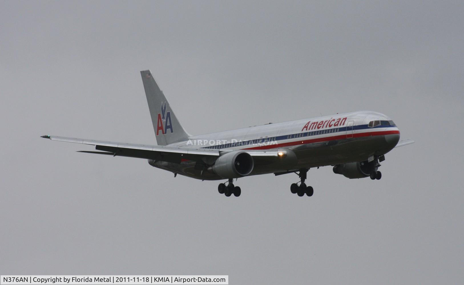 N376AN, 1992 Boeing 767-323 C/N 25445, MIA 2011