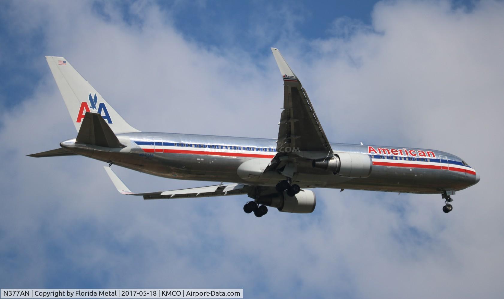 N377AN, 1992 Boeing 767-323 C/N 25446, MCO 2017