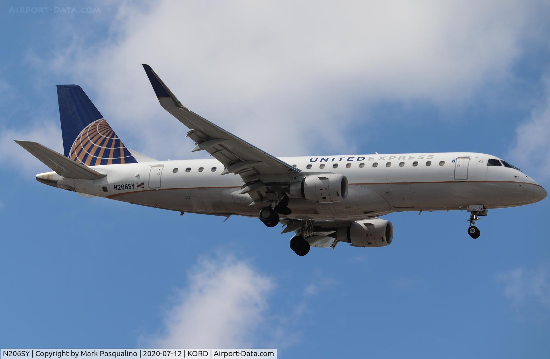 N206SY, 2017 Embraer 175LR (ERJ-170-200LR) C/N 17000637, ERJ-170-200LR