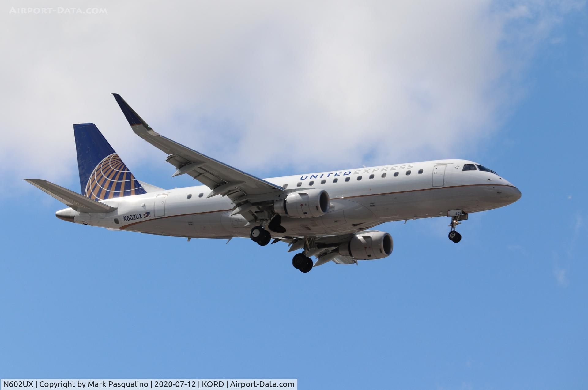 N602UX, 2019 Embraer ERJ-175LL (ERJ-170-200LL) C/N 17000795, ERJ-170-200LR