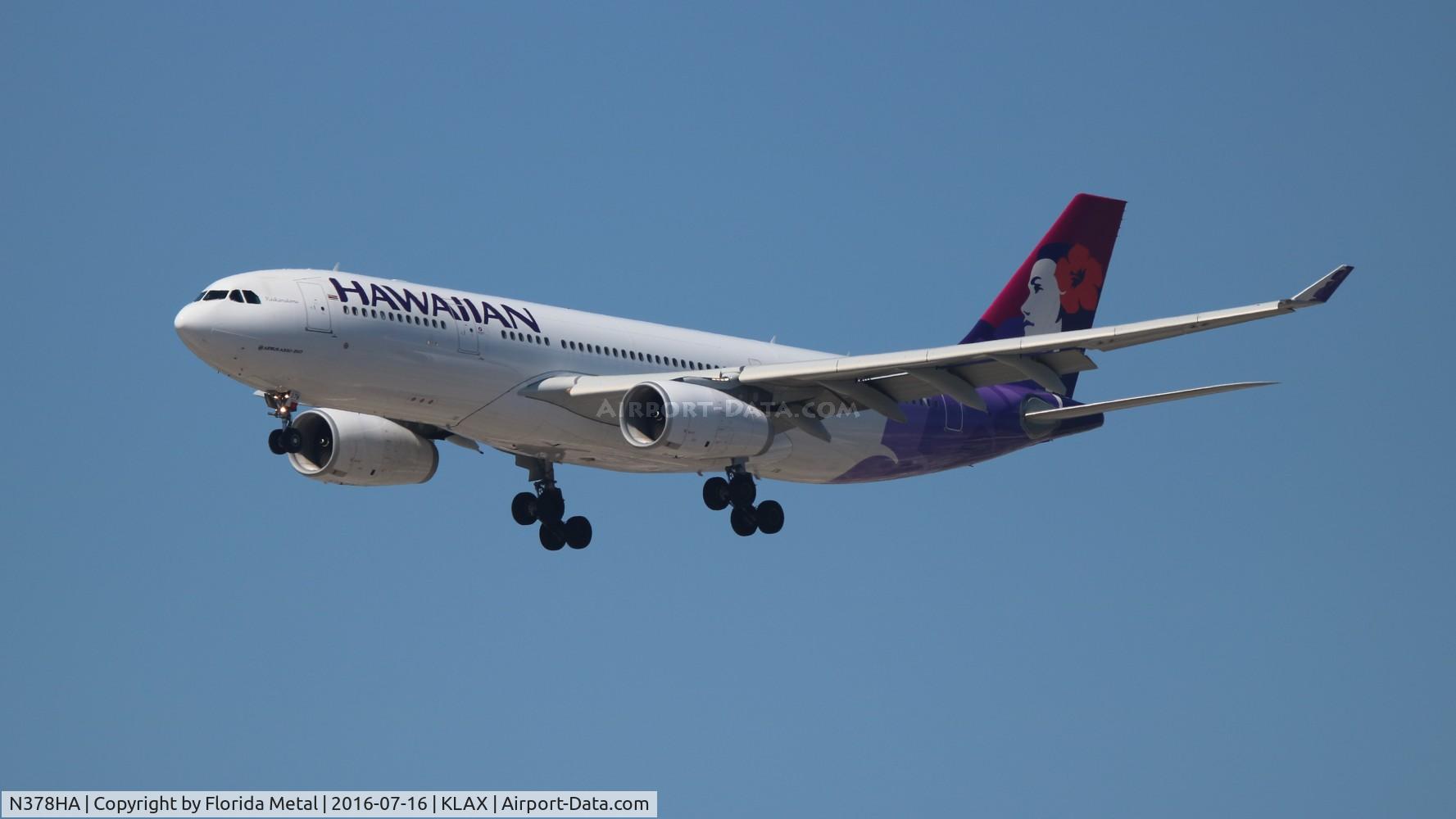 N378HA, 2015 Airbus A330-243 C/N 1615, LAX 2016