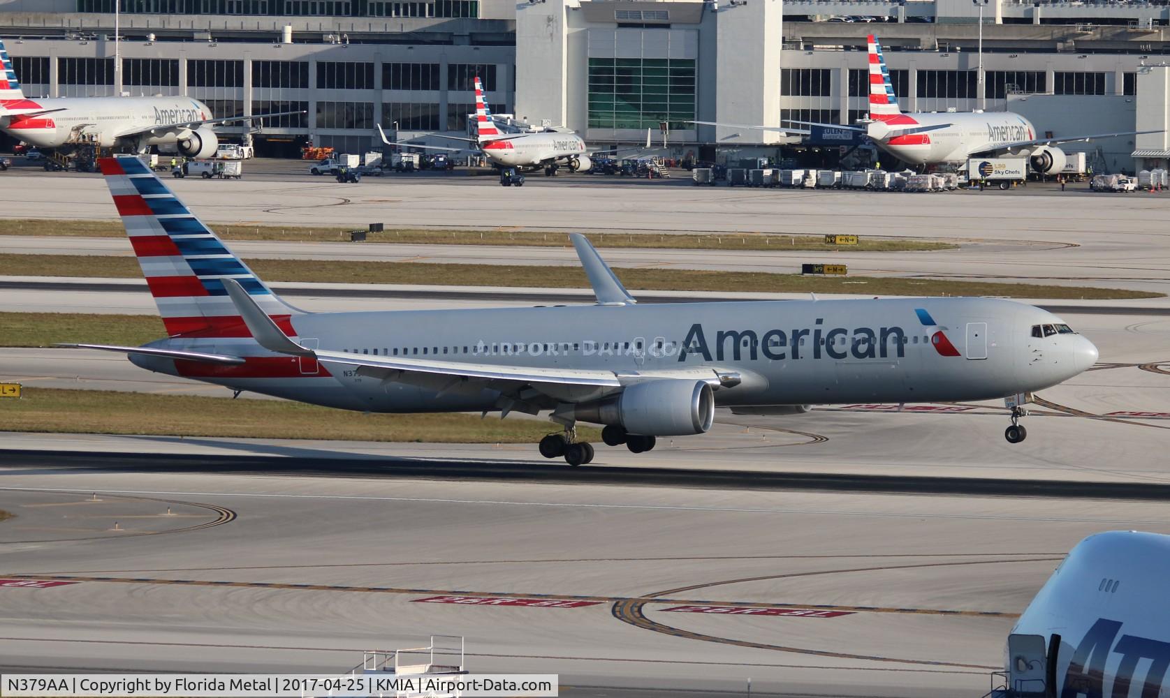 N379AA, 1993 Boeing 767-323/ER C/N 25448, MIA 2017