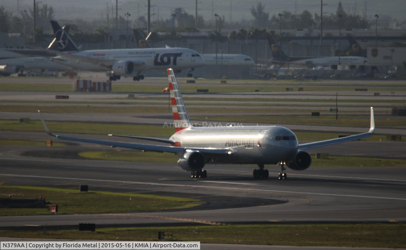 N379AA, 1993 Boeing 767-323/ER C/N 25448, MIA 2015
