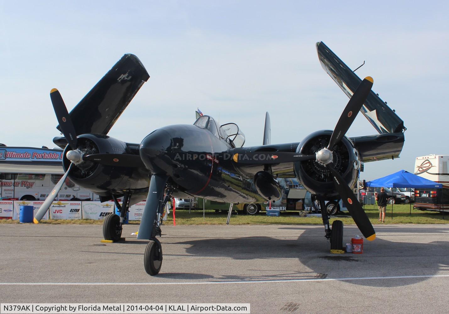 N379AK, Grumman F7F-3N Tigercat C/N 80375, SNF 2014